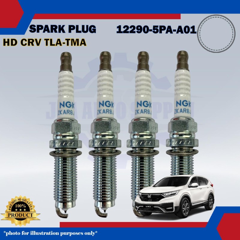 Honda Iridium Spark Plug-Honda CRV TLA 1.5cc Turbo-TMA 1.5cc Turbo-12290-5PA-A01-ILZKAR8J8SY