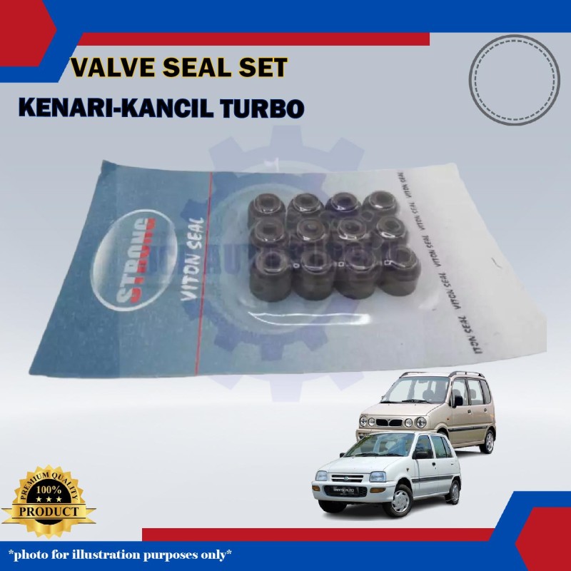 Perodua Kenari-Kancil Turbo-Valve Seal Set (12pcs)-90048-12010S
