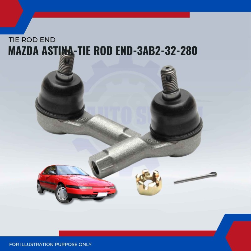 Tie Rod End Set-Mazda Astina-3AB2-32-280