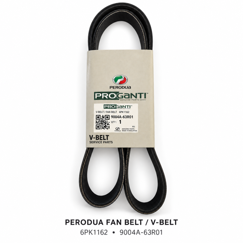 Original Perodua Bezza 1.3 / Myvi 1.3 D20N 2017 6PK1162 Fan Belt V Belt (9004A‑63R01)