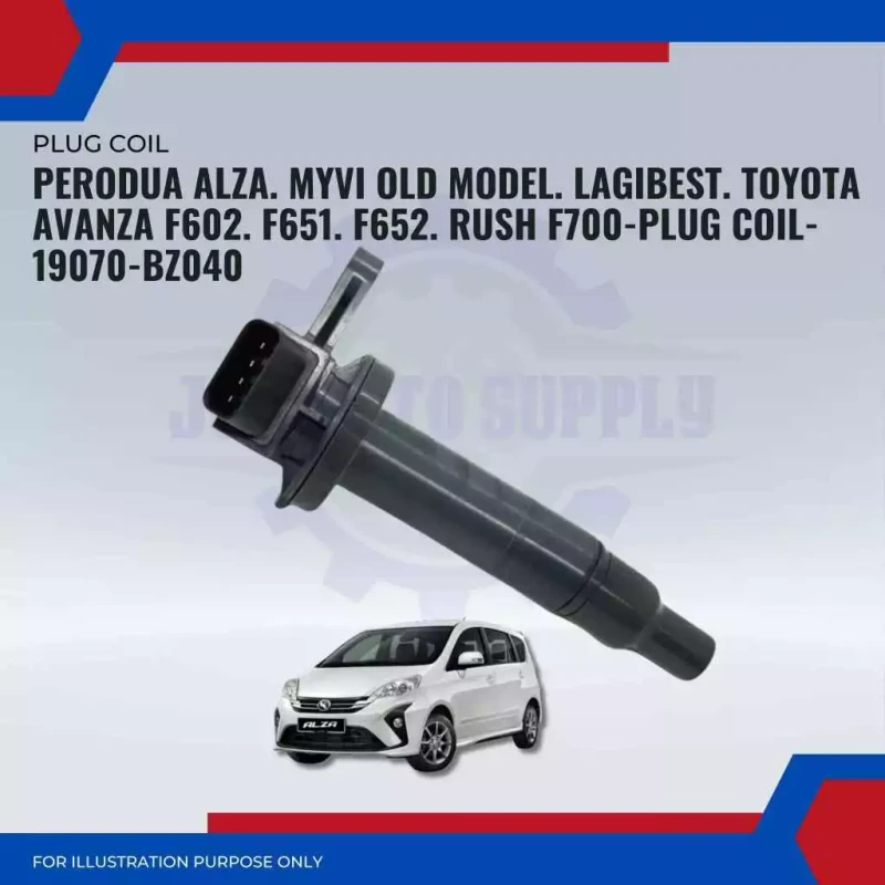 Perodua Alza-Myvi Lagi Best-Myvi Old Model-Avanza F602-F651-F652-Rush F700-Ignition Coil-19070-BZ040