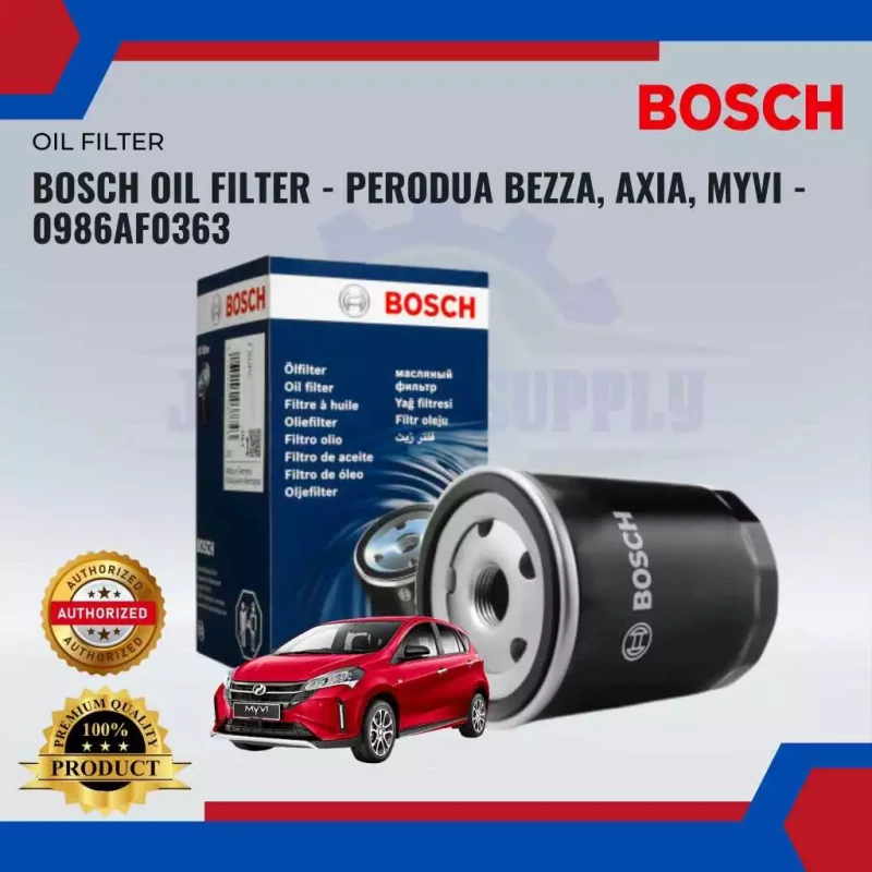 Oil Filter-Perodua Axia-Bezza-Myvi-BOSCH-0986AF0363