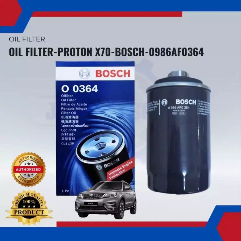Oil Filter-Proton X70-BOSCH-0986AF0364