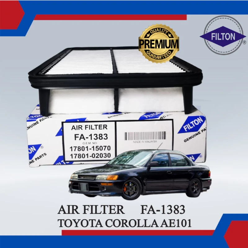 Air Filter-Toyota Corolla Ae101-FILTON-FA-1383-17801-15070-17801-02030