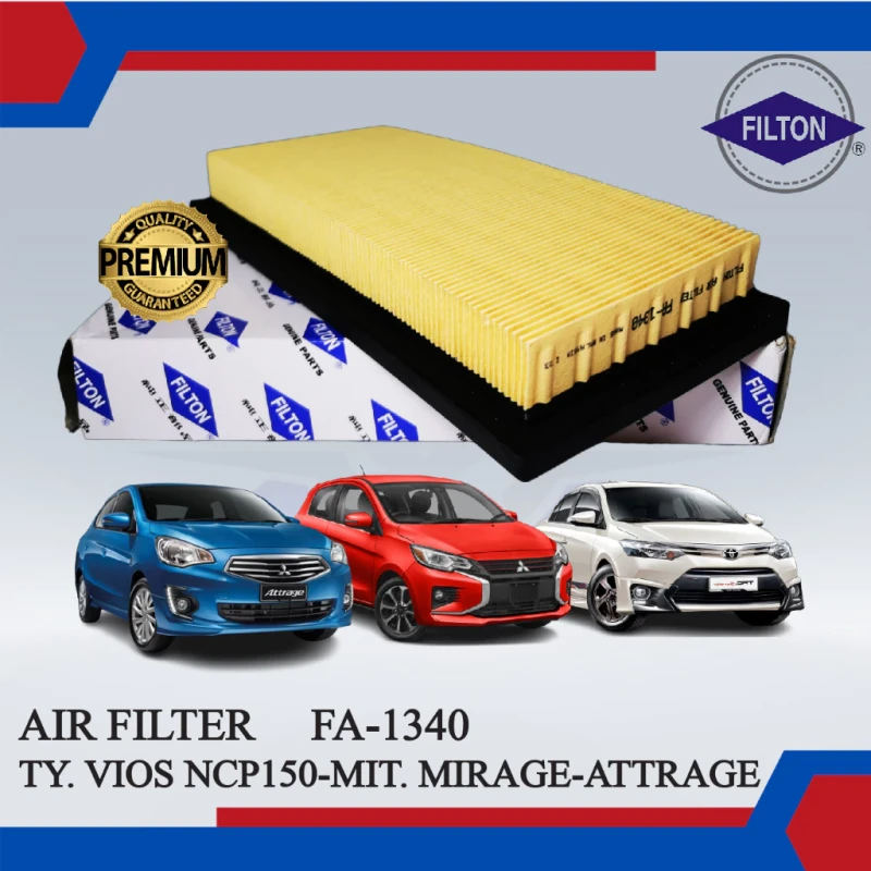 Air Filter-Toyota Vios Ncp150-Mitsubishi Mirage-Attrage-FILTON-FA-1340-17801-0Y040