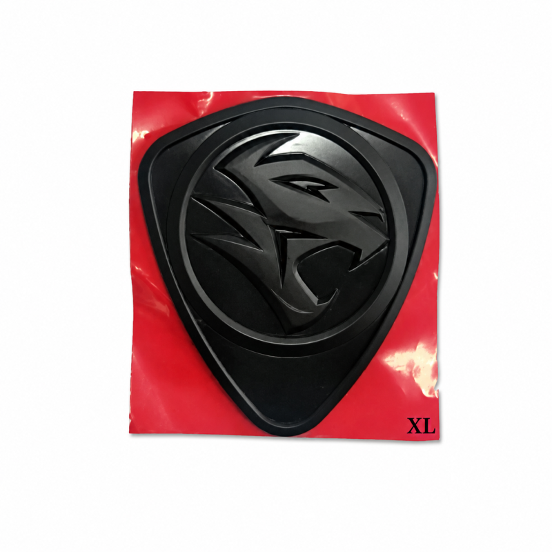 Original Proton Front & Rear Grille 3d Emblem Logo (Matte Flat Black New Design With 3m Tape