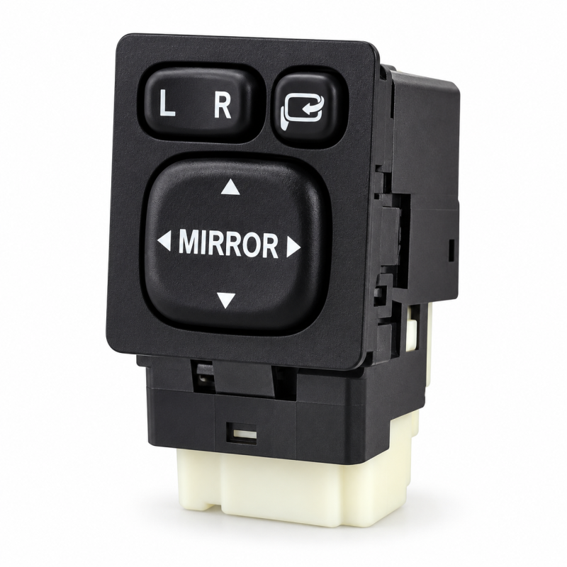ORIGINAL TOYOTA VOIS, HILUX, CAMRY & ALTIS SIDE MIRROR CONTROL SWITCH WITH CASING(WITHOUT AUTO FLIP & WITH AUTO FLIP)