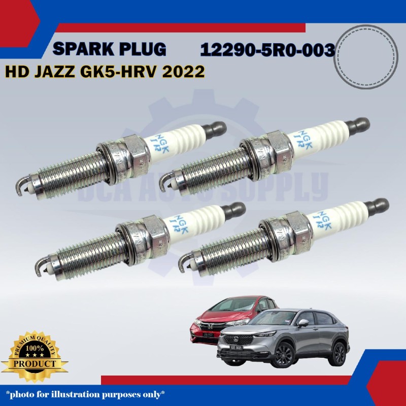 Honda Double Iridium Spark Plug-Honda Jazz GK5-HRV 2022-CRZ-12290-5R0-003-DILZKAR7C11S